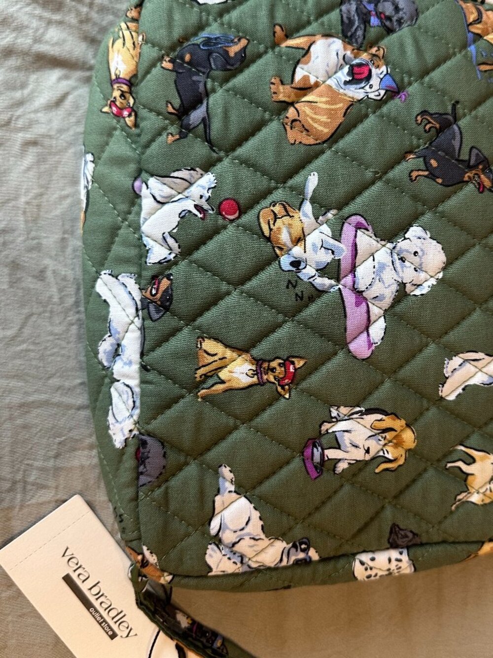 Vera Bradley Essential Cord Organizer - Dog Park - Picture 3 of 5